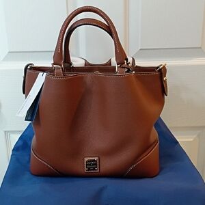 Dooney & Bourke Brown Barlow Leather Tote